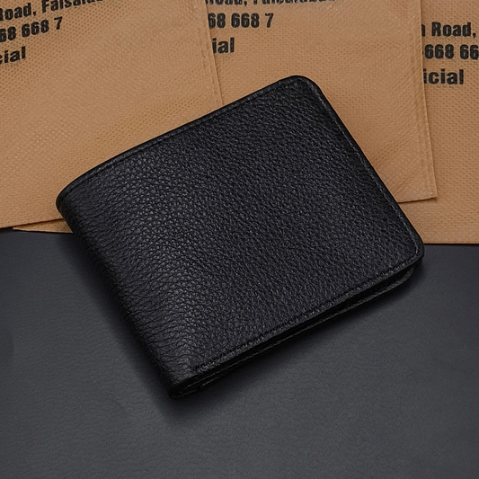 3 Cash Pocket Leather Wallet