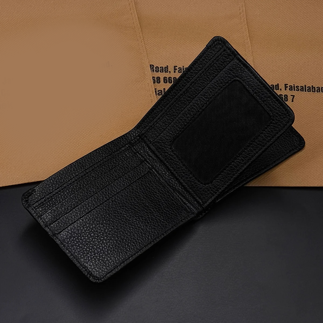3 Cash Pocket Leather Wallet
